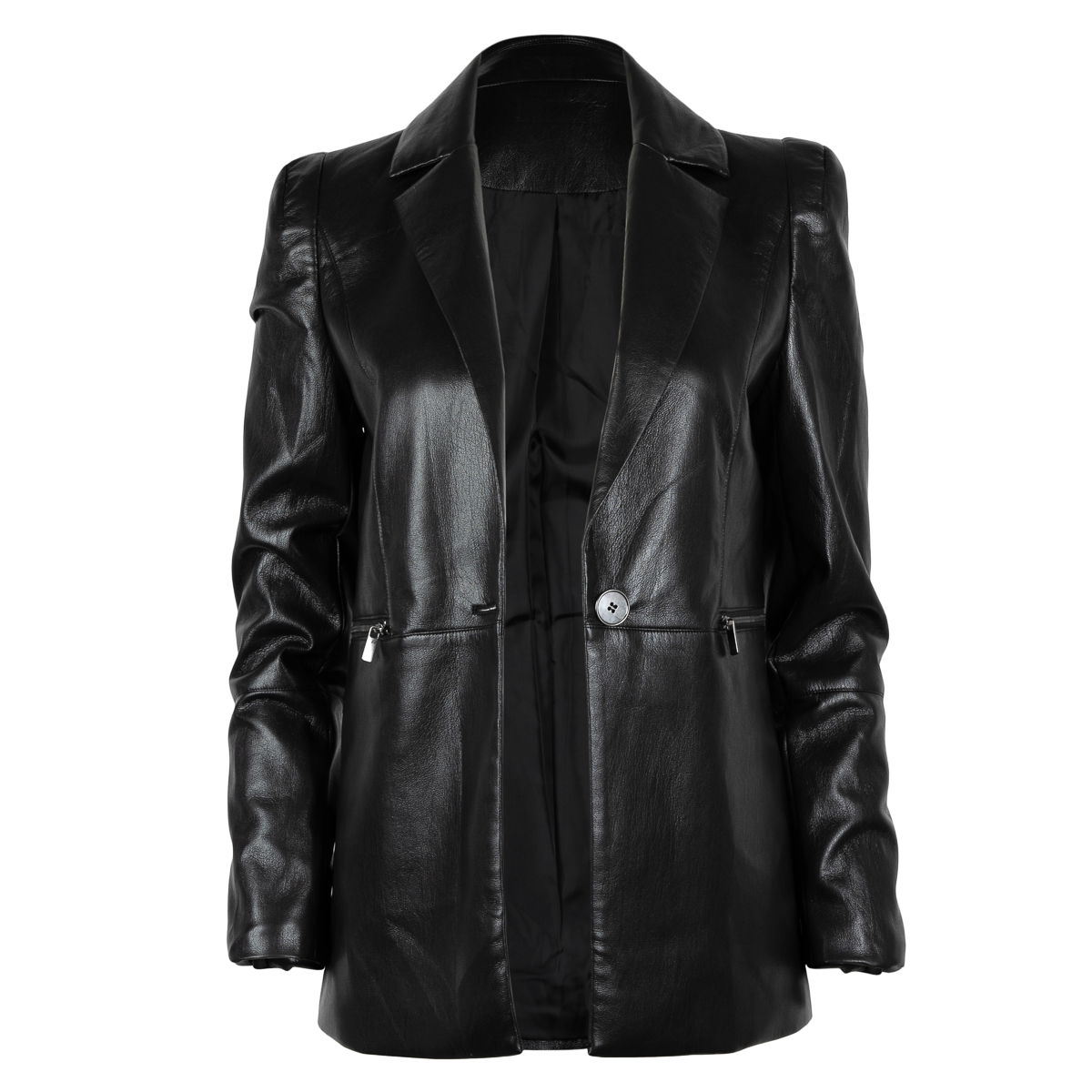 Billie Leather Blazer